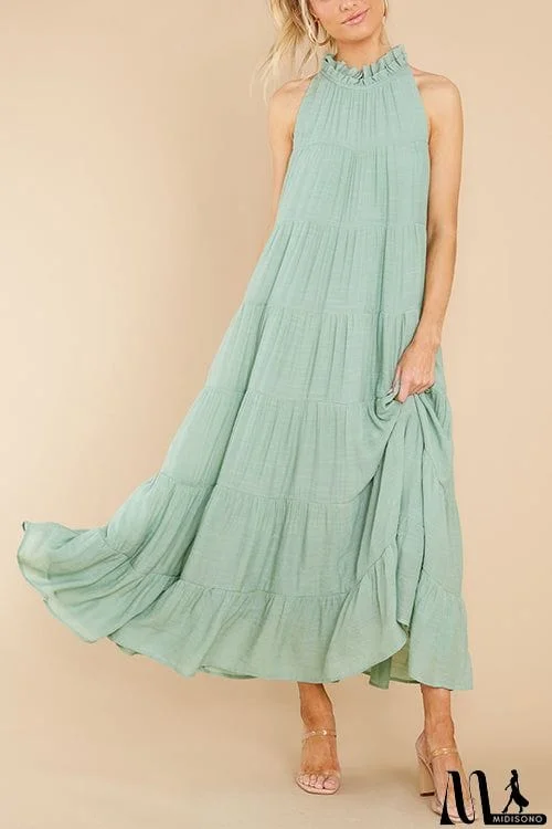 MidiSono - Come To Me Tiered Tank Midi Dress