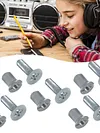 24Pcs NAB Hub Take Up Reel Screw Set 10.5in 1/4in Reel Tape for 3M AMPEX RMGI