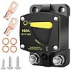 48V Car Circuit Breaker with Manual Reset Switch 50A/100A Marine Circuit Breaker