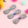 3pcs Butterfly Rhinestone Hair Clip DIY Crystal Bowknot Barrettes Kit