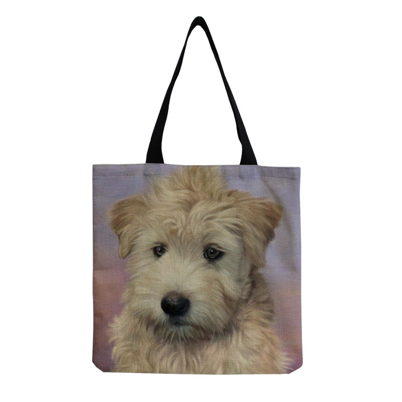 Women’s Cute Dog Shopping Bags