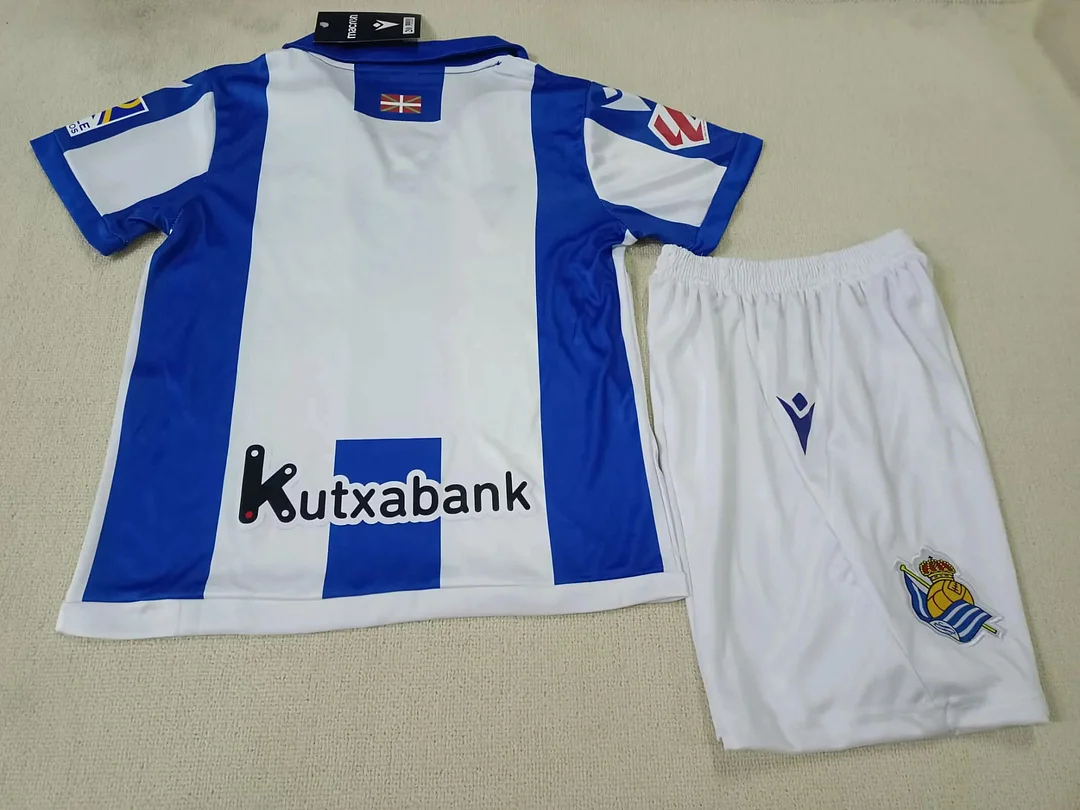 2024/2025 Kids Size Real Sociedad Home Football Shirt 1:1 Thai Quality