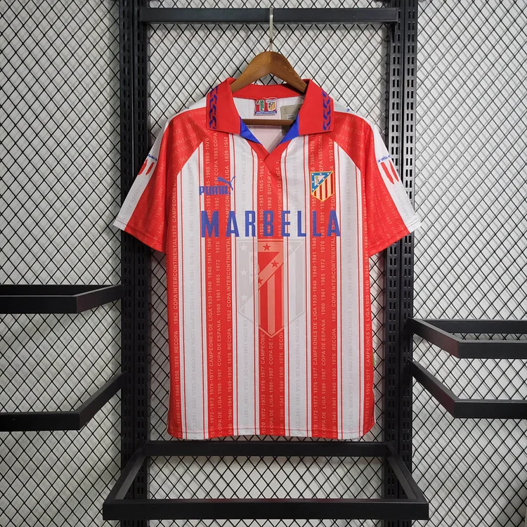 Atletico Madrid Retro Home Trikot 1994-1995