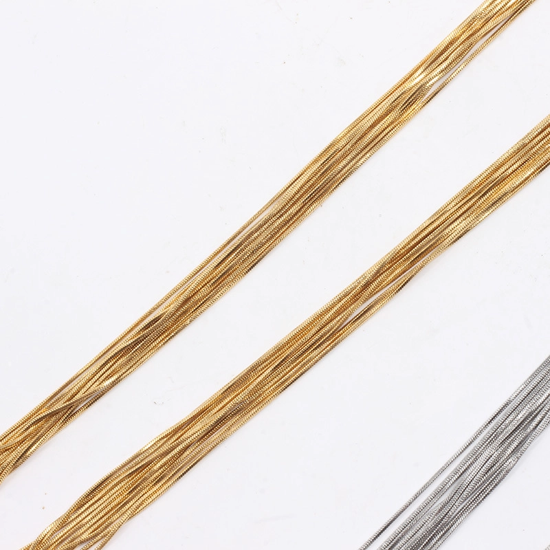 10 PCS/Package 304 Stainless Steel Snake Chain Diameter 1mm Jewelry Accessories Chain
