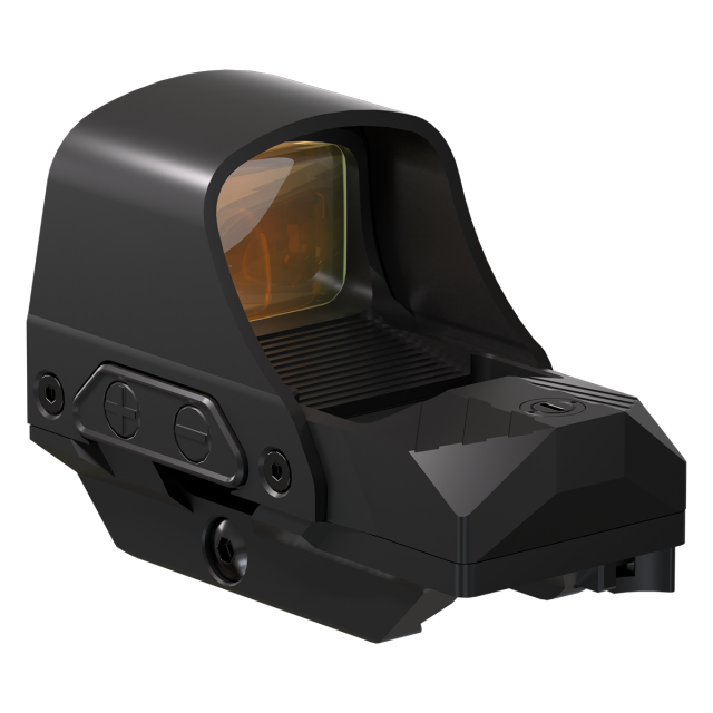 ohhunt® 1x32x25mm Red Dot Sight 2 MOA Dot & 35 MOA Circle Reflex Sight Rifle Red Dot Scope with 21mm Picatinny Rail Mounts 11 Brightness Settings Shake Awake IPX67 Waterproof