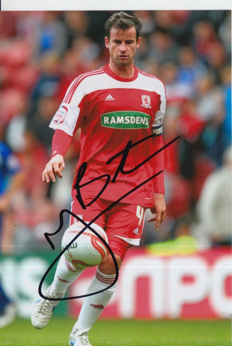 MIDDLESBROUGH HAND SIGNED MATTHEW BATES 6X4 Photo Poster painting 4.
