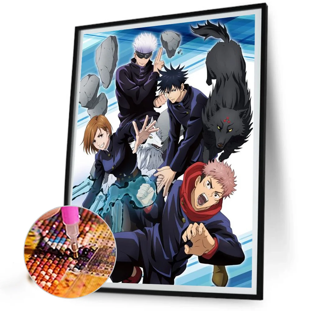 Diamond Painting - Full Round Drill - Gojo Satoru(Canvas|40*50cm)