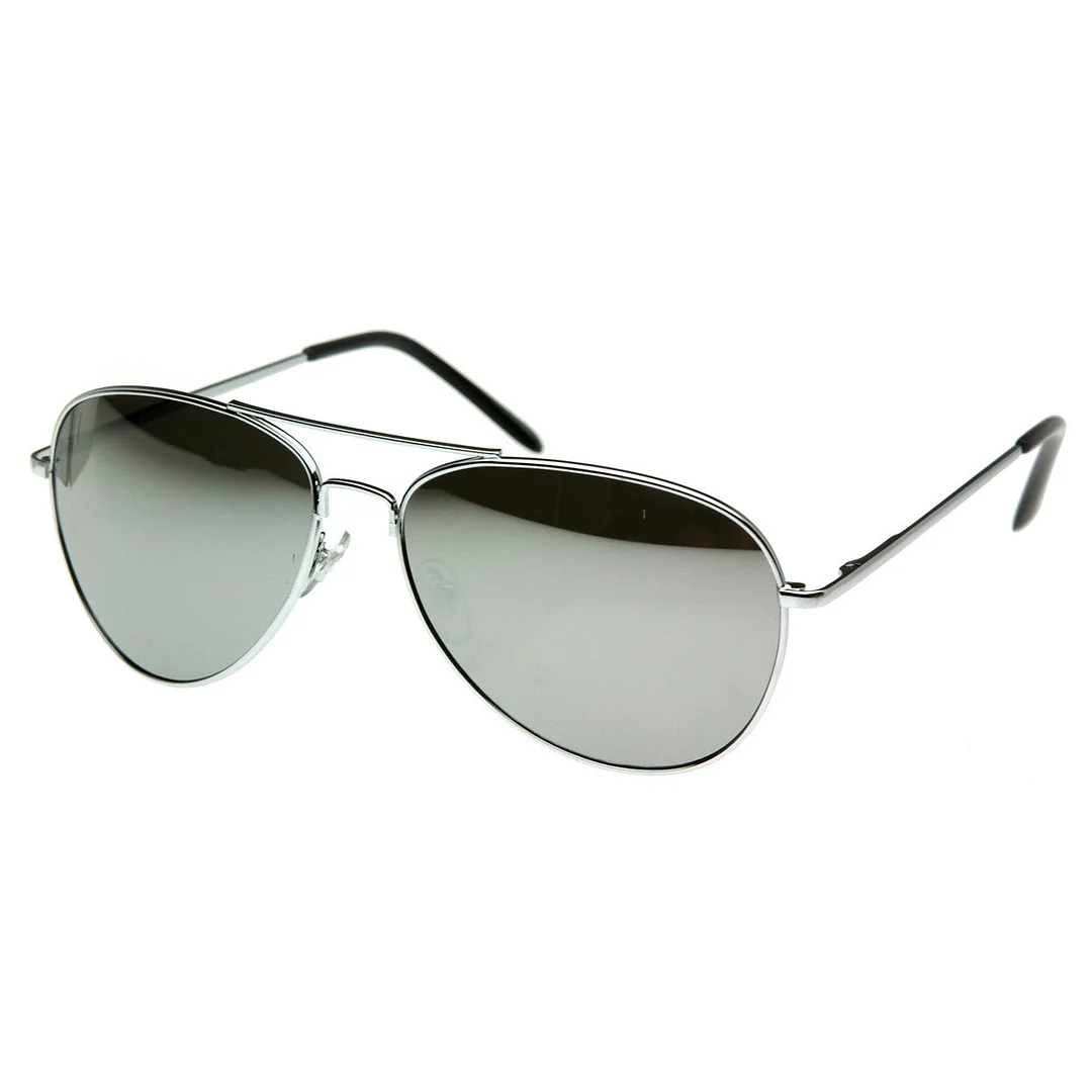 FULL MIRROR Mirrored Metal Aviator glasses