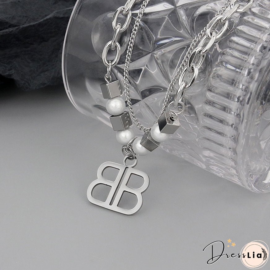 "B" Letter Necklace