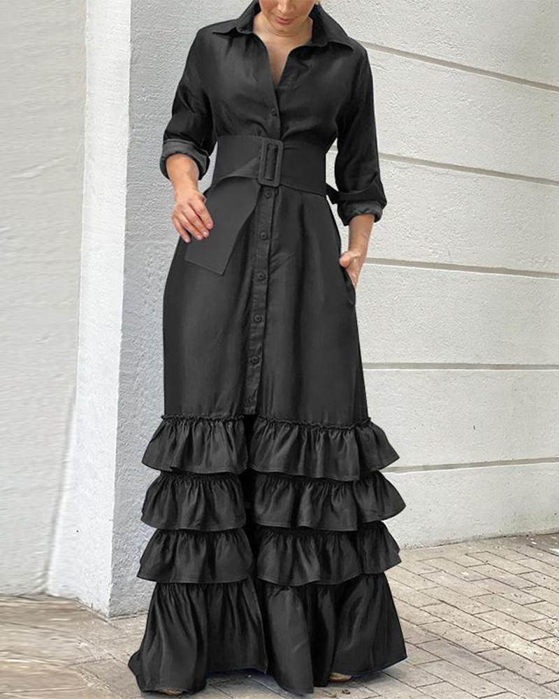 Solid Color Round Neck Long Sleeve Casual Slit Knit Two-piece Suit main image 0