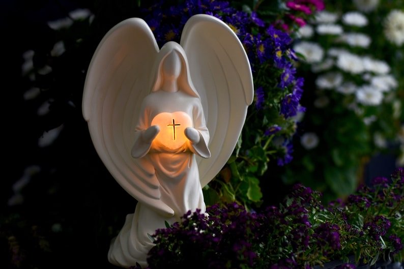 【LAST DAY -40% OFF】-Solar Angel Wings Statue