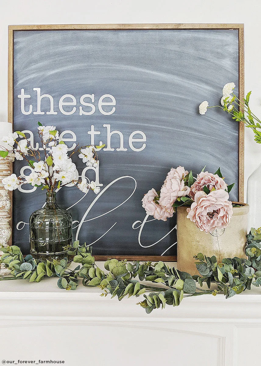 Faux Eucalyptus Garland - 6'