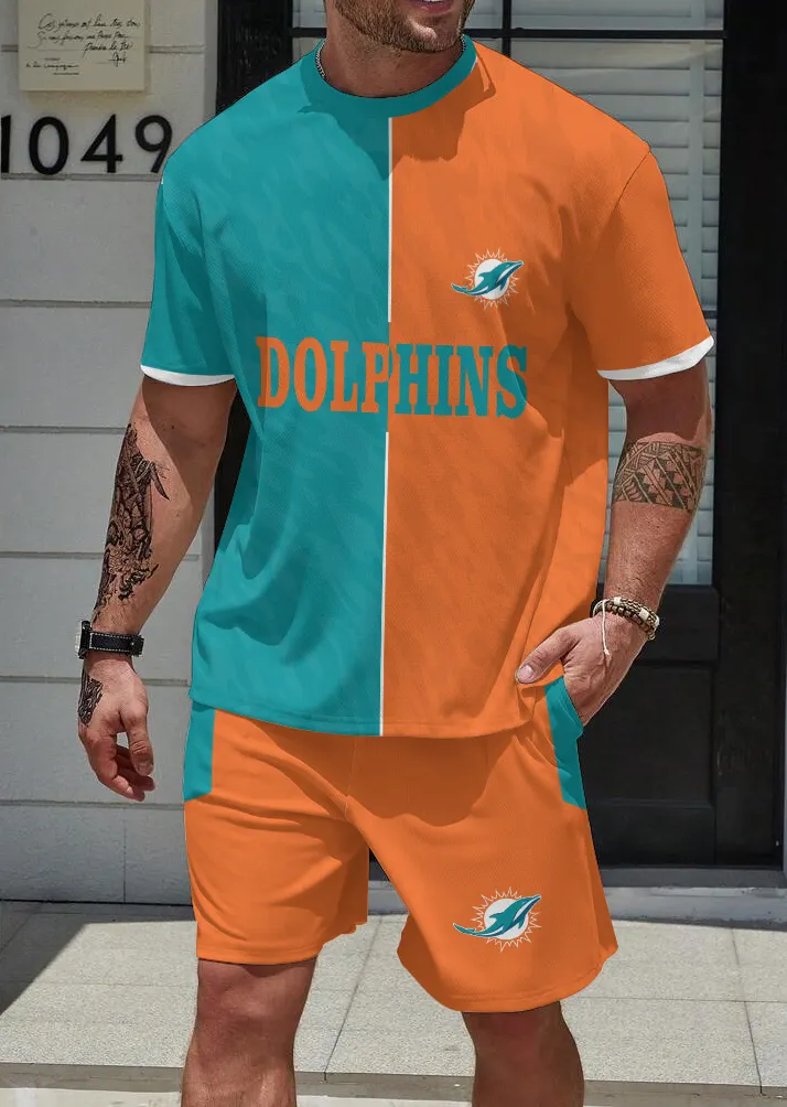 Miami Dolphins  Limited Edition Top And Shorts Two-Piece Suits