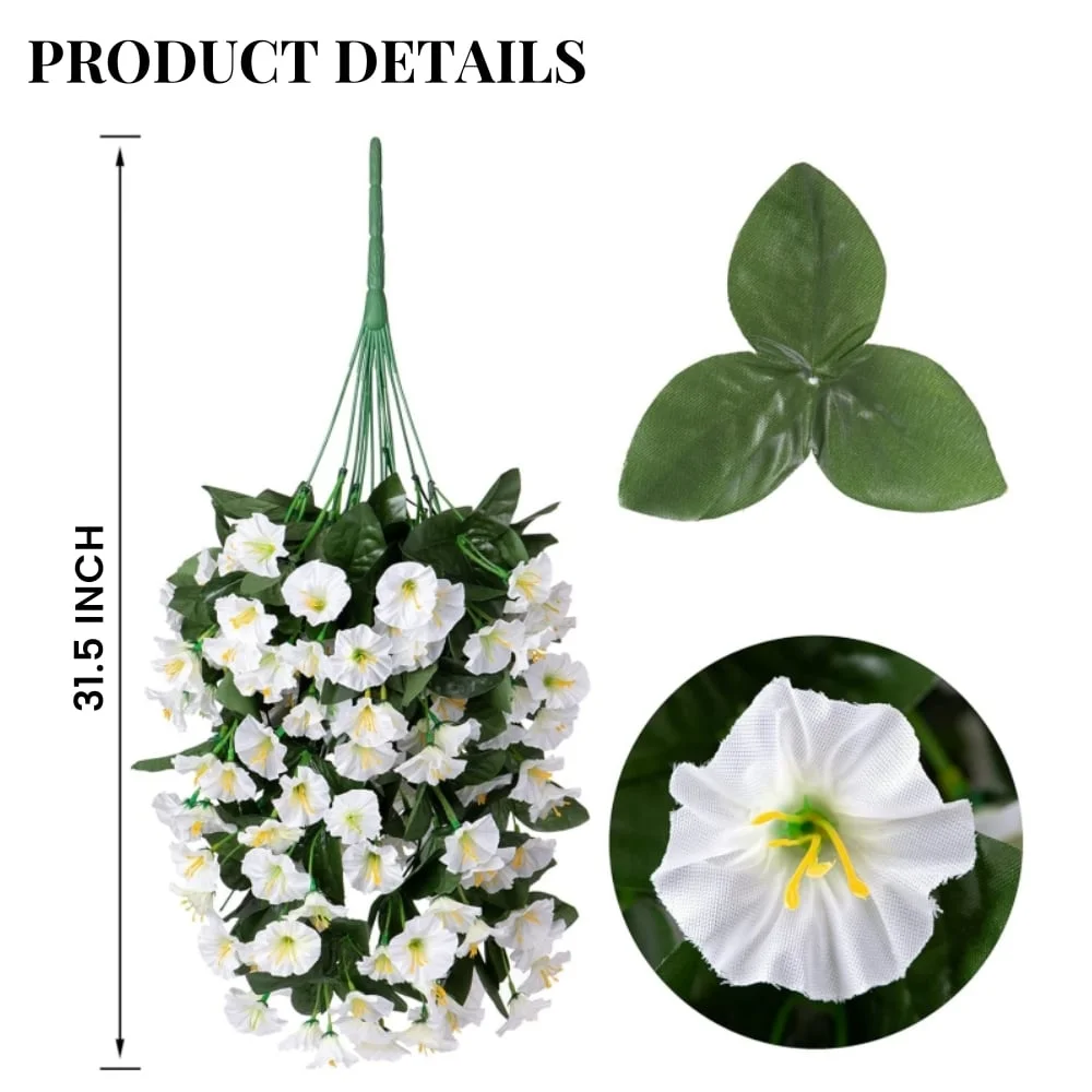 🔥On Sale🔥Artificial Faux Hanging Flowers Plants - UV resistant. Waterproof .Windproof