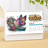 2026 DIY Special Shape Desktop Diamond Standing Calendar for Bedroom Living Room