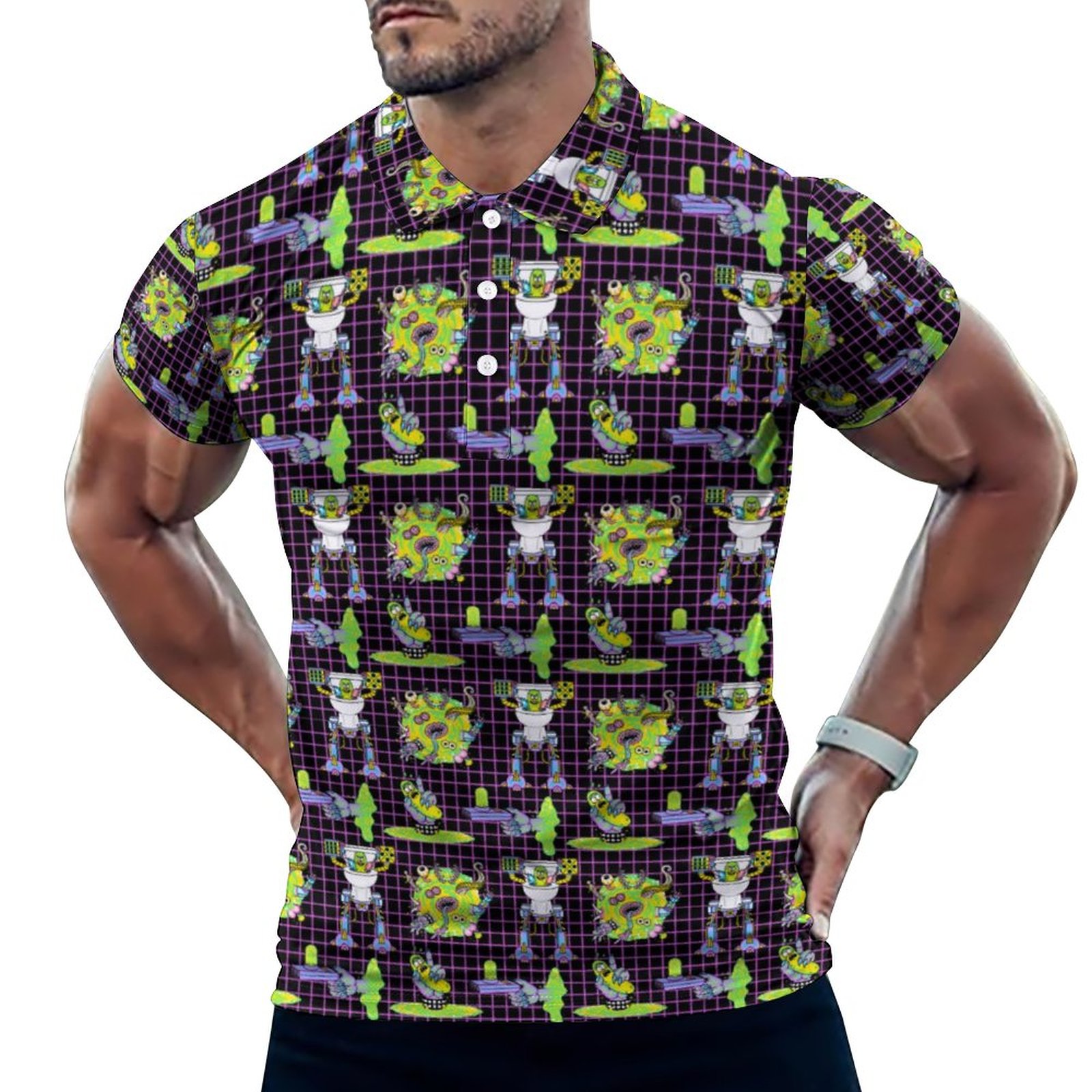 rick and morty dress shirt Amazon.com: Rick and Morty: Apparel