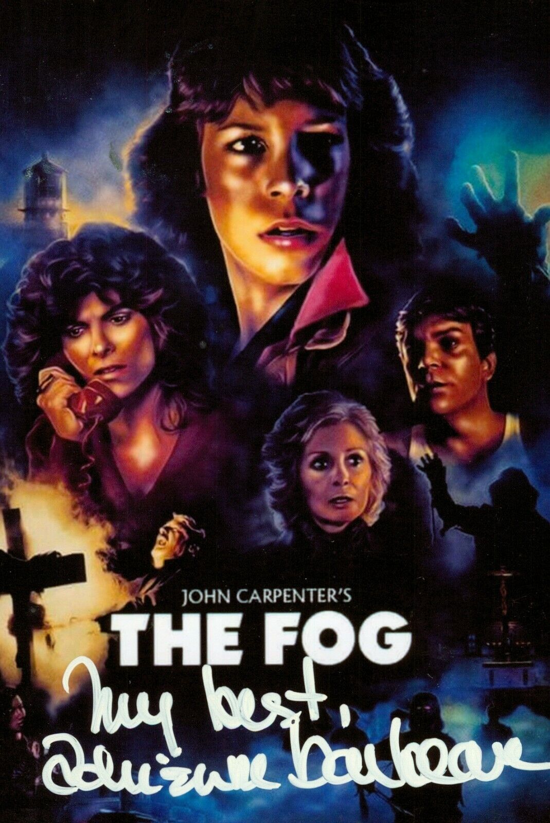 Adrienne Barbeau Signed 6x4 Photo Poster painting The Fog Escape From New York Autograph + COA