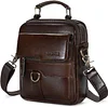 BAIGIO Schultertasche Herren Umh&auml;ngetasche Leder Herrentasche Vintage Crossbody Messenger Bag f&uuml;r Arbeit Reise Alltagsleben