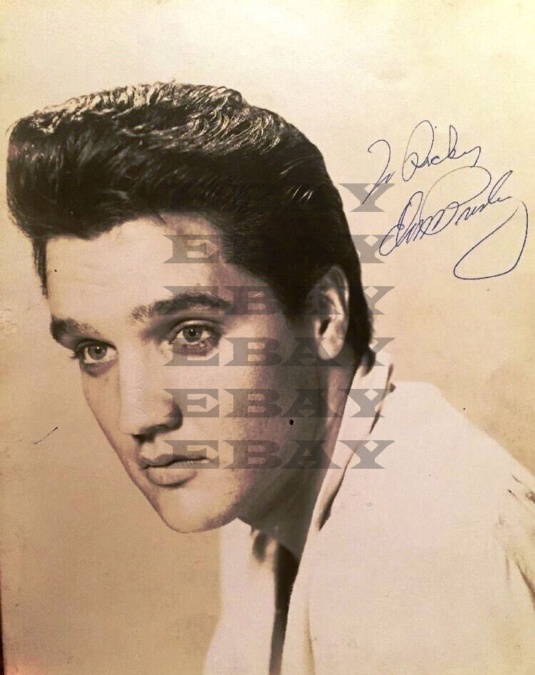 Elvis Presley Autographed signed 8x10 Photo Poster painting Reprint