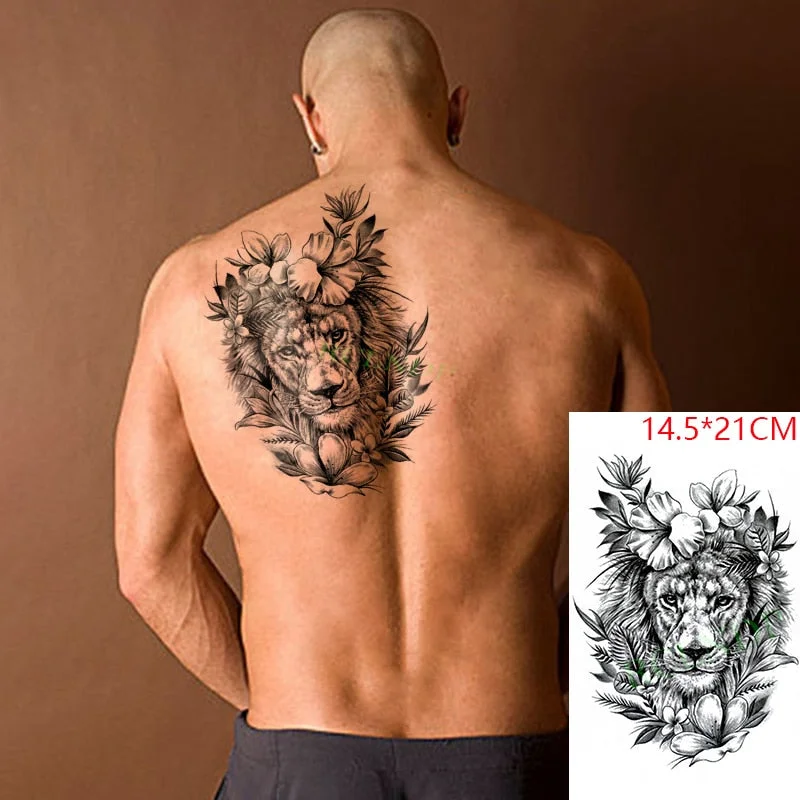 Waterproof Temporary Tattoos Sticker Scorpion Fly birds dark clouds fake tattos flash tatoo tatouage for women men