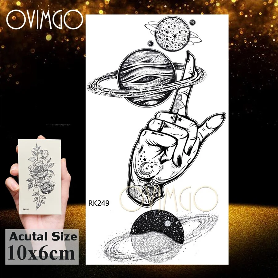 Sdrawing Sexy Kiss Haert Star Temporary Tattoos Paste Paper Body Art Arm Beck Fake Tatoo For Men Women Disposable Tattoo Sticker