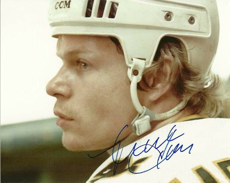 VINTAGE MARK HOWE SIGNED HARTFORD WHALERS WHA NEW ENGLAND 8x10 Photo Poster painting! HHOF PROOF
