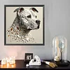 Diamond Painting -DIY Round Drill Stone Art Dog(40x40cm)