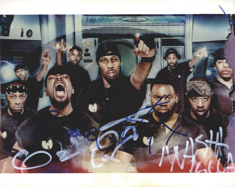 Wu-Tang Clan authentic signed rap 8x10 Photo Poster painting W/Certificate Autographed (A1264)