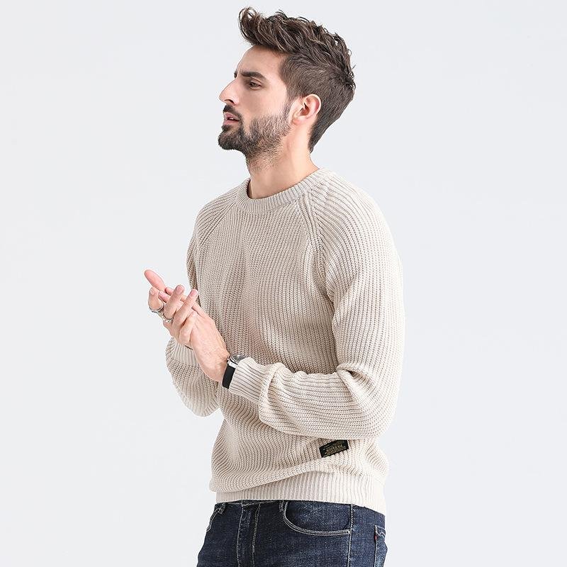 Round Neck Bottomed Sweater Male - VSMEE