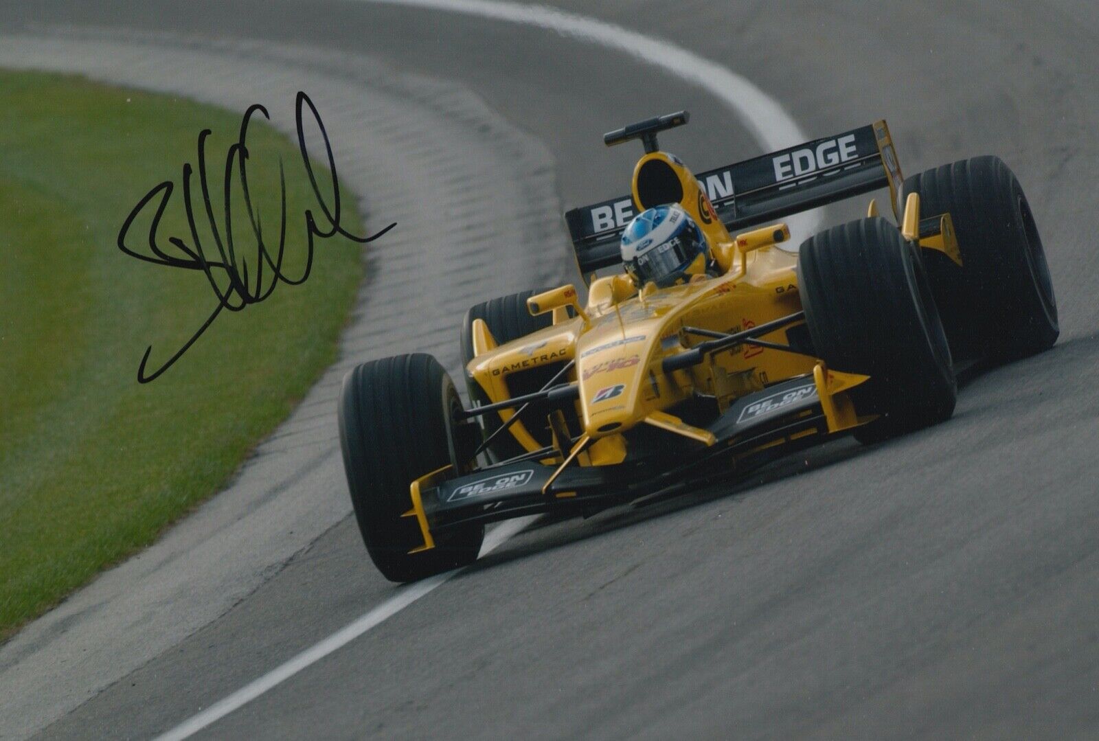 Bjorn Wirdheim Hand Signed 12x8 Photo Poster painting F1 Autograph Jordan Ford