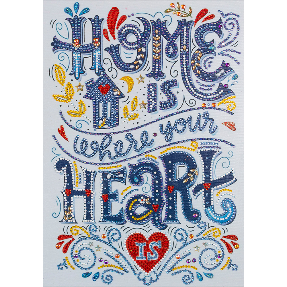 

English Words - Special Shaped Diamond Painting - 30*40CM, 501 Original