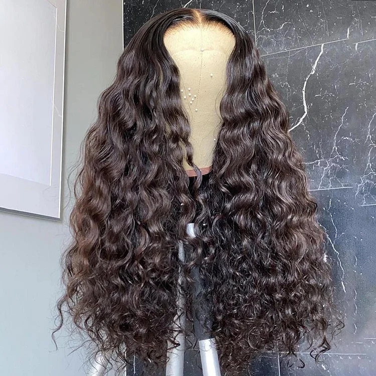 Melting! Glueless Deep Wave Swiss HD Undetectable Lace 5x5 HD Lace Closure Wig