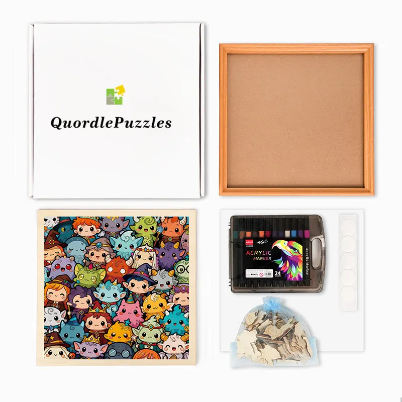 Original kit photo. Coloring supplies vary by selected option.