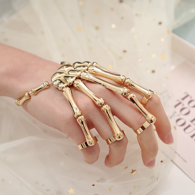 Hand Skeleton Bracelet Elasticity Adjustable Bracelet