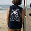 Unisex Surf Save Our Turtles Graphic Tank Top by Inlyline