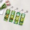 4Pcs Special Shape Pond Frog Diamond Painting Bookmark
