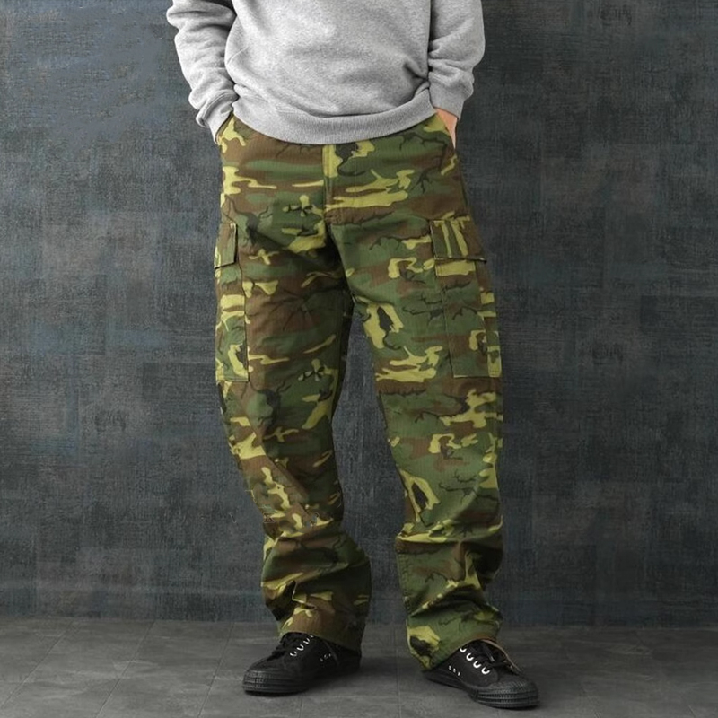 Men's Vintage Camo Cargo Pants