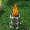 Portable picnic folding wood stove camping outdoor stove wood stove