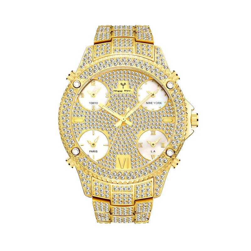 Artificial Diamonds Watch #95123