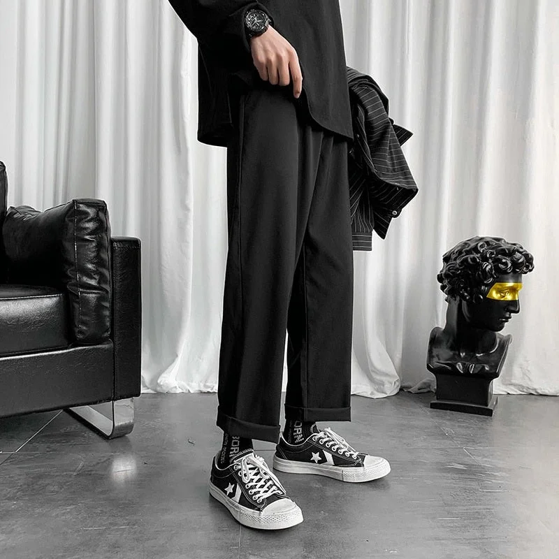 New Black Men Korean Harem Pants 2021 Japanese Streetwear Joggers Harajuku Sweatpants Hip Hop Woman Casual Trousers Fashion 5XL