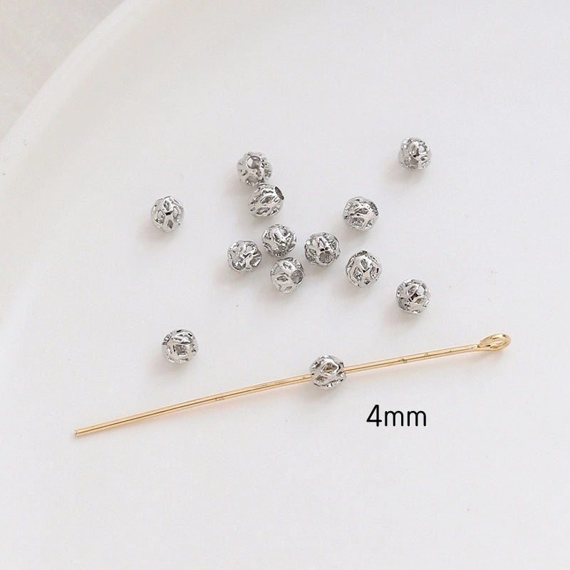 1 Piece Copper Solid Color Beads