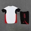 2025/2026 Manchester United Pre-Match Training White Shirt+Shorts 1:1 Thai Quality