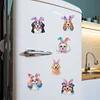6Pcs Acryl Hunde - 5d DIY Handwerk Aufkleber Magnet