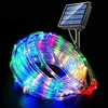 LED Solar Decorative String Lamp Adjustable Outdoor Lighting for Garden (32m)