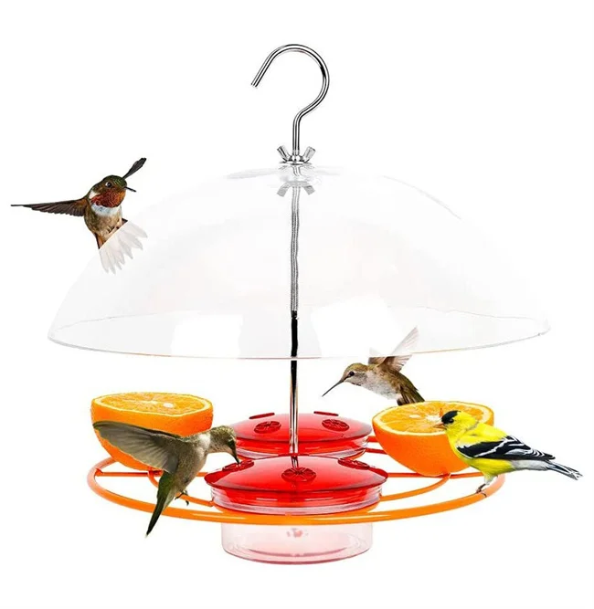 Baltimore Oriole & Hummingbird Feeder Combination