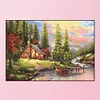 Riverside Cottage-Stamped Cross Stitch 11CT 43*60cm