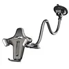 Powerful Suction Cup Phone Holder with Adjustable Flexible Tube Gooseneck Mobile Phones Stand Non-Slip Windshield Window Mobile Holders for Car Truck Compatible (Grey)