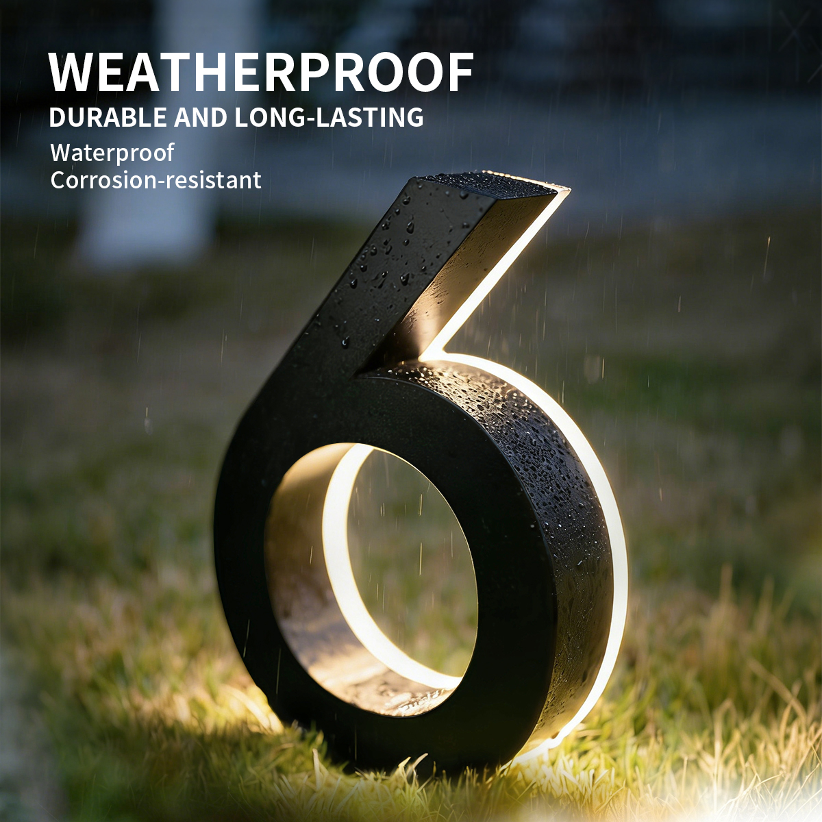 Solar-backlit-house-number-waterproof