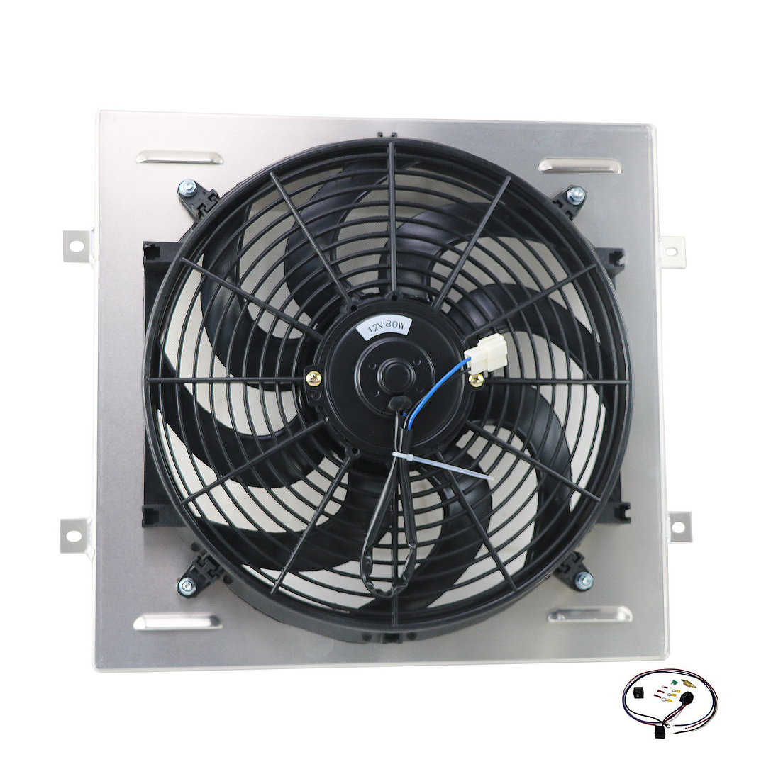 Alloyworks Shroud+14"Fan For 1960-66 Ford Falcon Ranchero 2.4L 2.8L 2.9L 3.3L 4.7L