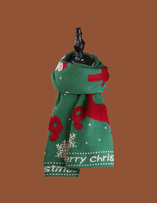 Men's Christmas Scarf Simple Warm Fashion Scarf